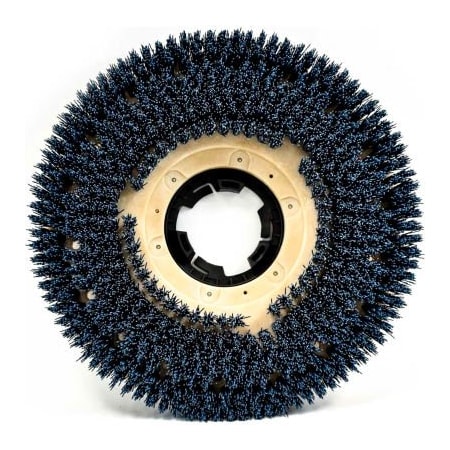The Malish Corporation Malish 18" Clean Grit General Purpose Scrub Brush w/Univ Clutch Plate, Blue 816518NP